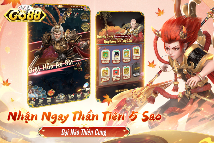 Nhân vật trong game được lấy cảm hứng từ bộ phim Tây du ký huyền thoại
